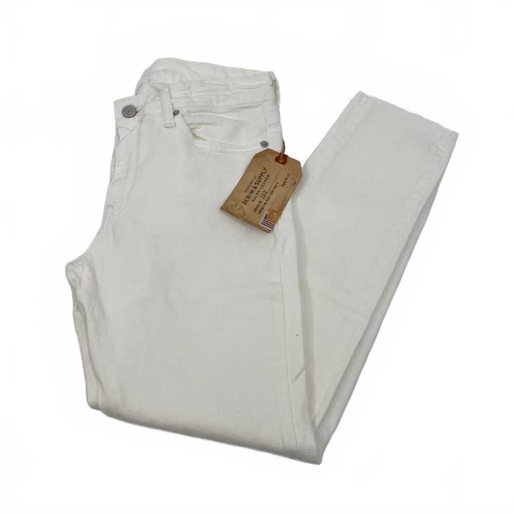 Denim & Supply Ralph Lauren White Cotton Blend Ankle Jeans | Women’s Size 4